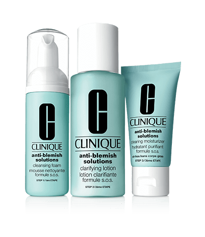 Anti-Blemish Solutions 3-Schritte-Systempflege Set