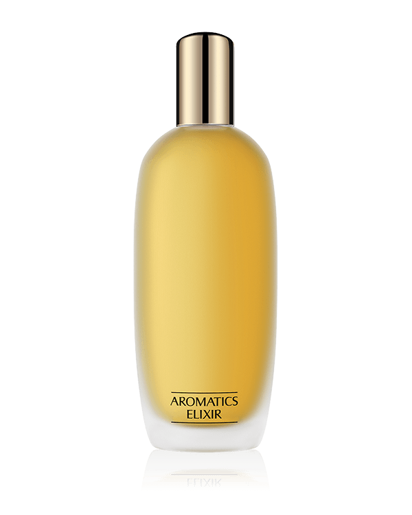 Aromatics Elixir Perfume Spray, Ce parfum sensuel est bien plus qu&#039;un simple parfum. Aux notes de rose, de jasmin, d&#039;ylang-ylang.