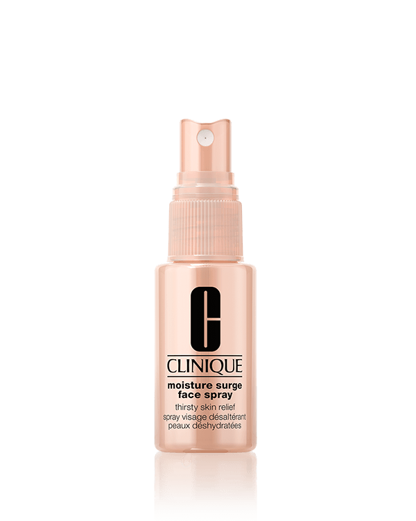 Moisture Surge&amp;trade; Face Spray Thirsty Skin Relief, Régénère rapidement la barrière hydrolipidique de la peau pour en rétablir l&#039;équilibre. Adoucit et apaise en un instant. Non gras.