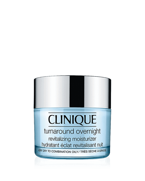 Turnaround&amp;trade; Overnight Revitalizing Moisturizer, Ce soin hydratant de nuit revitalisant repulpe, lisse et rend la peau radieuse.