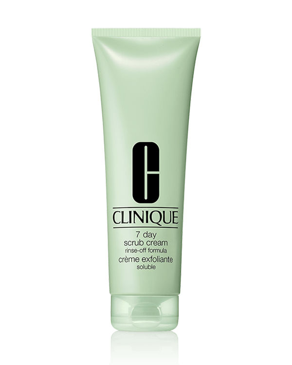 7 Day Scrub™ Crème Exfoliante Soluble Grand Format, Ce gommage-crème élimine les cellules mortes, affine le grain de la peau et estompe les ridules.