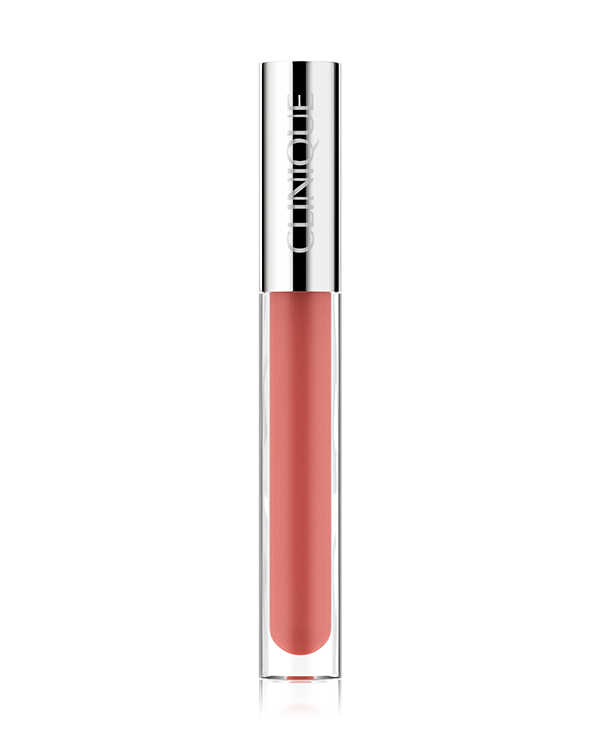 Clinique Pop Plush™ Lip Gloss, Ein ultra-weicher, butterweicher Gloss, der die Lippen mit sattem Glanz umhüllt und den ganzen Tag lang Feuchtigkeit spendet.