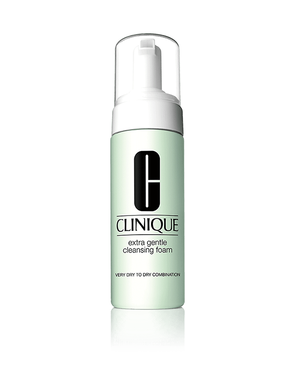 Extra Gentle Cleansing Foam, &lt;P&gt;Pour vous qui avez la peau sensible et/où sèche, Clinique a formulé un nouveau nettoyant ultra doux et sans sulfate&amp;nbsp;&lt;/P&gt;