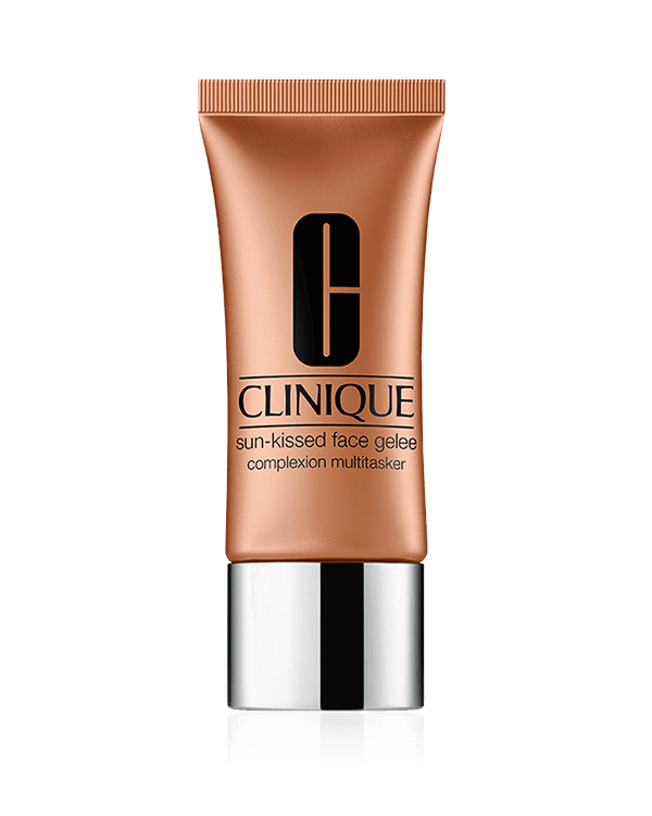 Sun-Kissed Face Gelee, Le gel transparent et sans huile crée un éclat chaud et sain.