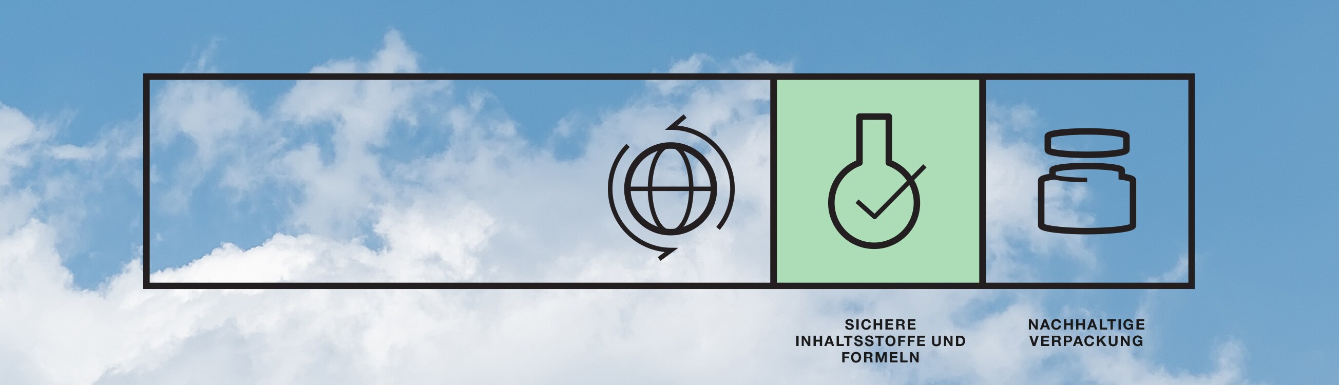 Safe ingredients & formulas. Responsible packaging.