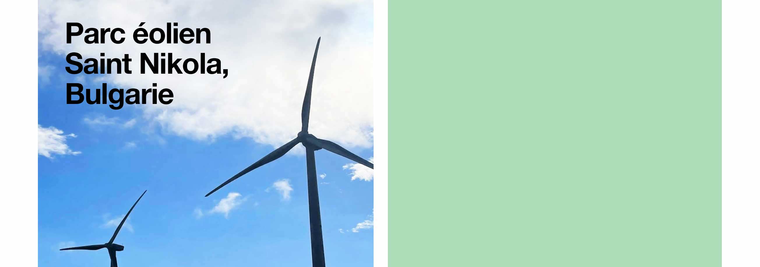 Saint Nikola Wind Farm, Bulgaria